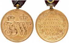  PERSONENGRUPPE SIR KARL POPPER   ÖSTERREICH - MONARCHIE   Auszeichnungen und Medaillen   (D) Erinnerungsmedaille an den Feldzug 1864 gegen Dänemark (...