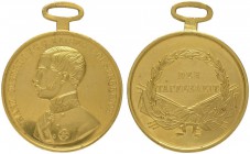  PERSONENGRUPPE SIR KARL POPPER   ÖSTERREICH - MONARCHIE   Tapferkeitsmedaillen   (D) Goldene Tapferkeitsmedaille/ FJI, 2. Typ 1859-1866; Gold, mit or...