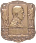  PERSONENGRUPPE SIR KARL POPPER   ÖSTERREICH - MONARCHIE   Diverse Medaillen   (D) Einseitige AE-Plakette 1916 von Hartig. VS Büste des Thronfolgers i...