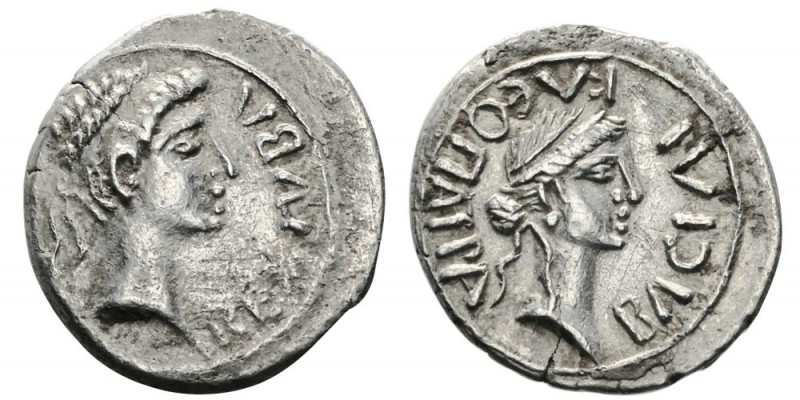 Maurétanie et Cléopâtre, Juba II 25 avant - 24 aprés J.-C.
Denarius, Césarée, 1...