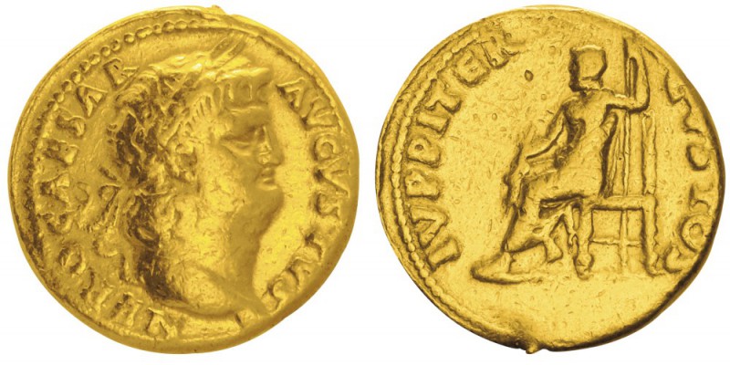 Nero 54-68 après J.-C. 
Aureus, Rome, 65-68, AU 7.17g.
Avers : NERO CAESAR AVG...