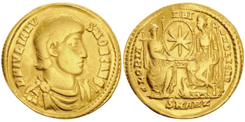 Costantius II pour Julianus Caesar 355-360
Solidus, Syrie, Antioche, 355-360, A...