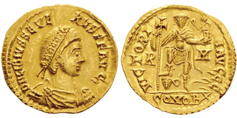 Libius Severus 461-465 
Solidus, Rome, 462, AU 4.55g.
Avers : D N LIBIVS SEVER...