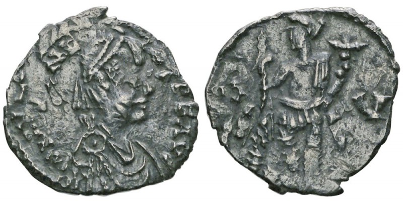 Julius Nepos 474-475
1/2 Siliqua, Ravenne, 474-475, AG 1g.
Avers : D N IVL NE ...