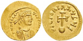Heraclius 610-641
Semissis, Constantinople, Officina S, 610-641, AU 2.19g. Avers : d N hERACLIuS P P AVC, Buste à droite, diademé et drapé. Revers...