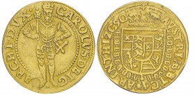 Karl II 1564-1590
Ducat, Klagenfurt, 1590, AU 3.28g. Avers : CAROLVS DEI G ARCHI DVX Revers : AUSTRIÆ ET CARINTHI ZC 90 Ref : Fr.54
Conservation : T...