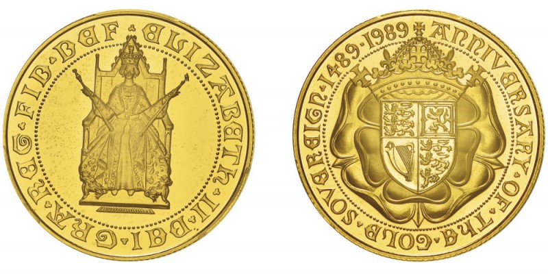 Elizabeth II 1952 -
2 Pounds, 1989, AU 15.98g.
Ref : KM#957, Fr.433, Spink 426...