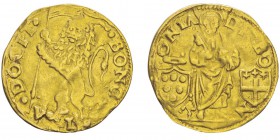 Léon X 1513-1521 "de'Medici"
Ducat, Bologne, non daté, AU 3.44g.
Avers: BONONIA DOCET
Revers: DE BO N ONIA
Ref : Munt.103, CNI 20, Berman 687, Fr....