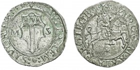 Savona
Francois Ier roi de France 1515-1528
Cavallotto, Billon 3.71g.
Avers : CIVITAS SAVONAE écusson entre M et S
Revers : VIRGO MARIA PROTEGE
S...
