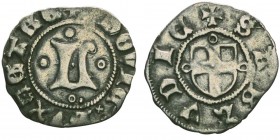 Louis Ier de Savoie 1440-1465
Fort, Cornavin, non daté , Billon 0.96g.
Avers : VDOVIC DVX ET PR dans un cercle, la lettre «L» gothique
Revers : SAB...