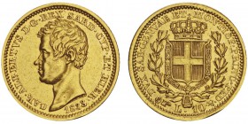 Carlo Alberto 1831-1849
10 lire, Turin, 1833 (P), AU 3.19g.
Ref : MIR.1046b (R2), Mont.83, Pag.212, Fr.1144, C#114.1
Conservation : Superbe. Très R...