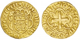 Joao II 1481-1495
Cruzado, Lisbonne, non daté (1481-1495), AU 3.5g.
Avers : IOHANES II R P ET A D GVINEE
Revers : IOHANES II R P ET A D GVINE
Ref ...