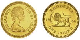 1 pound, 1966, AU 7.98g. 916‰
Ref : KM#6, Fr.2
Conservation : PCGS PR65.
Quantité : 5000 ex