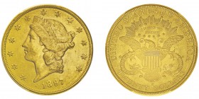 20 Dollars,
San Francisco, 1897S, AU 33.43g.
Ref : KM#74.3, Fr.178
Conservation : PCGS MS62