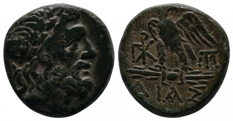 Bithynia, Dia. c.95-70 BC. Æ (17mm-7,65g). Laureate head of Zeus right / ΔΙΑΣ, e...