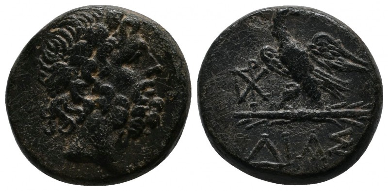 Bithynia, Dia. c.95-70 BC. Æ (19mm-8,30g). Laureate head of Zeus right / ΔΙΑΣ, e...