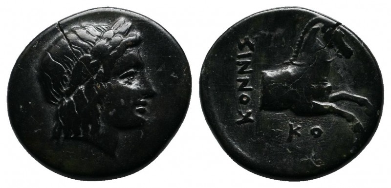 Ionia, Kolophon, c.360-330 BC. Æ Chalkous (14mm-2.05g). Leodamas, magistrate. La...