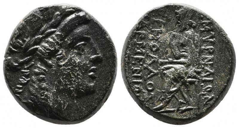 Ionia, Smyrna, (after 190 BC.) Æ Homerion (21mm-8,85g). Magistrat Parmeniotos. L...