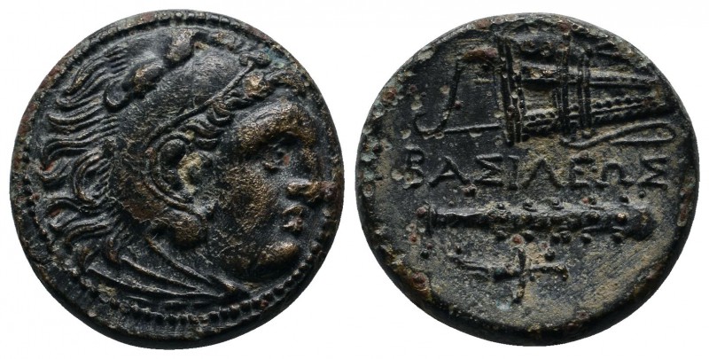 Kings of Macedon. Alexander III ‘The Great’ (336-323 BC). (5,87gr-18mm). AE. Unc...