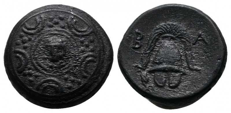 Kings of Macedon. Alexander III ‘The Great’ (336-323 BC). AE. (15mm-4,18g). Unce...