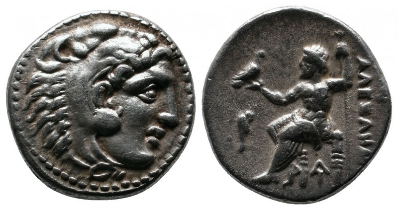 Kings of Macedon. Alexander III ‘The Great’ (336-323 BC). Drachm AR (16mm-4,21g)...