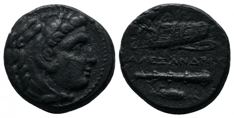 Kings of Macedon. Alexander III ‘The Great’. (336-323 BC.) Æ (16mm-5,49g). Milet...