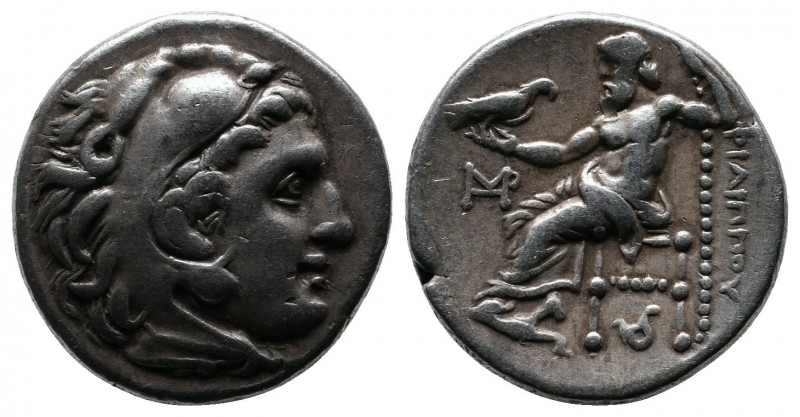 Kings of Macedon. Alexander III ‘the Great’. (336-323 BC.) AR Drachm (16mm-4.18g...