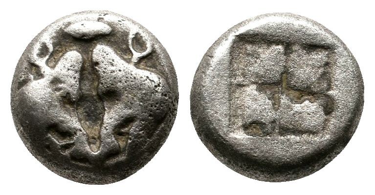Lesbos, Unattributed early mint. (c.550-480 BC.) BI 1/12 Stater (9mm-1,26g). Con...