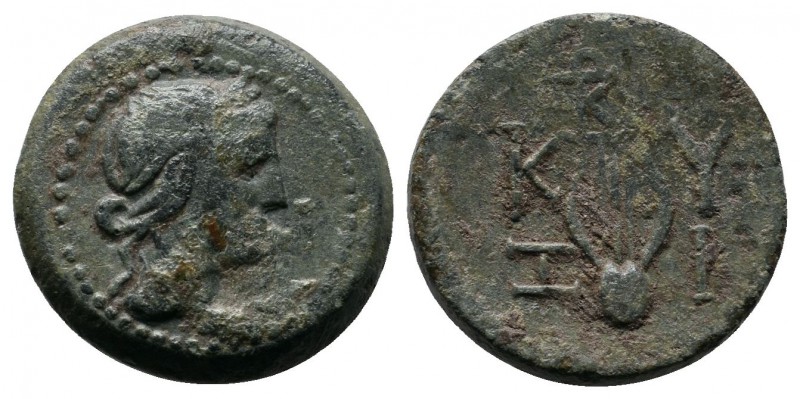 Mysia, Cyzicus. Pseudo-autonomous issue. 1st century AD. Æ (19mm-2,87g). Laureat...
