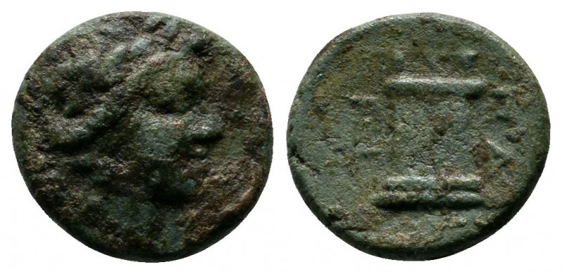 Mysia, Parion. (c.4th - 3rd century BC.) Æ (11mm-1,39g). Head of Apollo right / ...