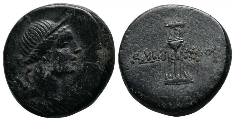 Pontos, Amisos. (c.125-100 BC). Time of Mithradates VI Eupator. Æ (20mm-8,22g). ...