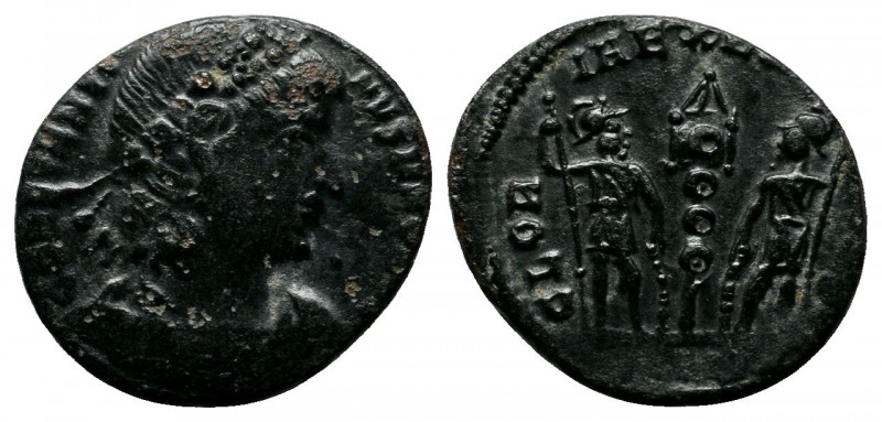 Constantius II. 324-361 AD. Æ Follis (14mm-1,32g). FL IVL CONSTANTIVS NOB C. Lau...