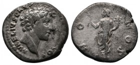Marcus Aurelius. As Caesar, 139-161 AD. AR Denarius (17mm-3,20g). Rome mint. Struck under Antoninus Pius, 140-144 AD. AVRELIVS CAE SAR AVG PII F COS. ...