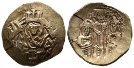 Andronicus II Palaeologus, with Michael IX. 1282-1328. Hyperpyron Nomisma (23mm-4.56g). Class IIb. Constantinople mint. Struck c.1303-1320 or later. H...
