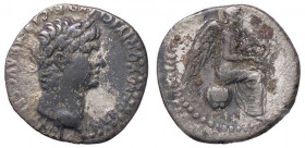 ROMANE IMPERIALI - Nerone (54-68) - Quinario - Testa laureata a d. /R La Vittoria con corona seduta a d. su globo RIC 617 (AG g. 1,68)
bel BB