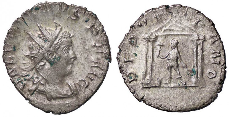 ROMANE IMPERIALI - Valeriano II (253-255) - Antoniniano - Busto radiato, corazza...