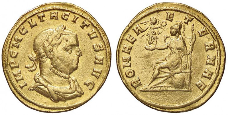 ROMANE IMPERIALI - Tacito (275-276) - Aureo - Busto laureato e corazzato a d. /R...