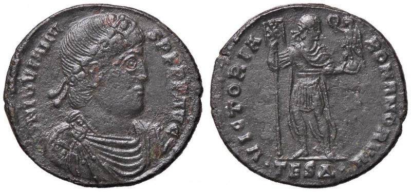 ROMANE IMPERIALI - Gioviano (363-364) - Doppia maiorina (Tessalonica) - Busto dr...