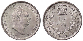 ESTERE - ESSEQUIBO & DEMERARY - Guglielmo IV (1830-1837) - Quarto di guilder 1832 Kr. 17 AG
SPL-FDC