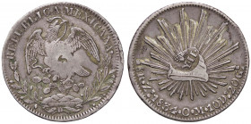 ESTERE - FILIPPINE - Isabella II (1833-1868) - 8 Reales 1834 Kr. 129 RR (AG g. 26,89)Contromarca corona e "Y.II."
BB

Contromarca corona e "Y.II." ...