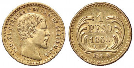 ESTERE - GUATEMALA - Repubblica - Peso 1860 Kr. 179 (AU g. 1,67)
BB+