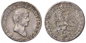 ESTERE - MESSICO - Augustin I Iturbe (1822-1823) - 1/2 Real 1823 Kr. 301 R (AG g. 1,67)
BB-SPL