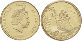 ESTERE - NIUE - Elisabetta II (1952) - 25 Dollari 2020 - Cenerentola RR AU 100 pezzi coniati - AU999 1/4 di oncia - In confezione
FS

100 pezzi con...