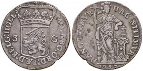 ESTERE - OLANDA - Batavian Republic (1795-1806) - 3 Gulden 1797 (AG g. 31,75)
BB