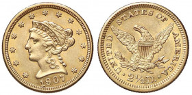 ESTERE - U.S.A. - 2,5 Dollari 1907 - Liberty Kr. 72 (AU g. 4,16)
SPL-FDC