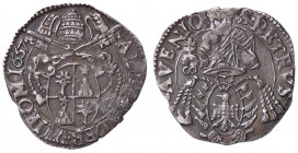 ZECCHE ITALIANE - AVIGNONE - Alessandro VII (1655-1667) - Carlino 1657 Ser. 145; Munt. 36a RRR (AG g. 2,11) Appiccagnolo abilmente rimosso
BB-SPL

...