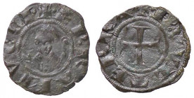 ZECCHE ITALIANE - CASOLE - Ranuccio Allegretti (1320-1348) - Denaro Piccolo CNI 3/6; MIR 32 R (MI g. 0,44)
bel BB