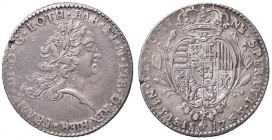 ZECCHE ITALIANE - FIRENZE - Francesco III (1737-1746) - 2 Paoli 1745 CNI 32 RR (AG g. 5,27)
bel BB