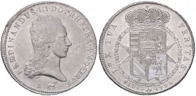 ZECCHE ITALIANE - FIRENZE - Ferdinando III di Lorena (primo periodo, 1790-1801) - Francescone 1794 CNI 19; Mont. 132 RR (AG g. 27,17)ETRVR
SPL+

ET...