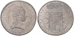 ZECCHE ITALIANE - FIRENZE - Ferdinando III di Lorena (primo periodo, 1790-1801) - Francescone 1800 Pag. 7a; Mont. 142 RRRR (AG g. 27,43)1 della data c...